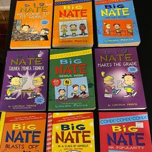 9 Big Nate Books  - Lincoln Peirce